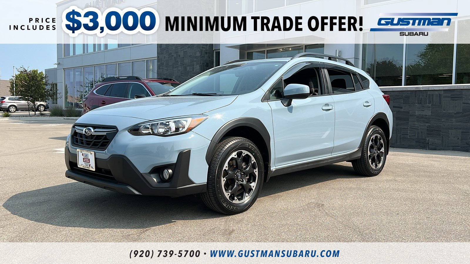 Certified 2021 Subaru Crosstrek Premium with VIN JF2GTAEC6M8378251 for sale in Appleton, WI