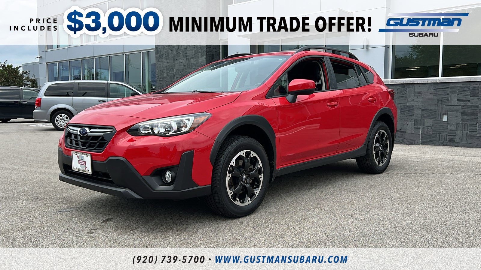 Certified 2021 Subaru Crosstrek Premium with VIN JF2GTAPC6M8217363 for sale in Appleton, WI