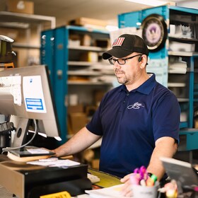 Staff member Levi Coffelt from ID_d21f96