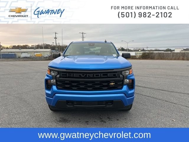 Used 2025 Chevrolet Silverado 1500 Custom with VIN 1GCRKBEKXSZ242932 for sale in Little Rock