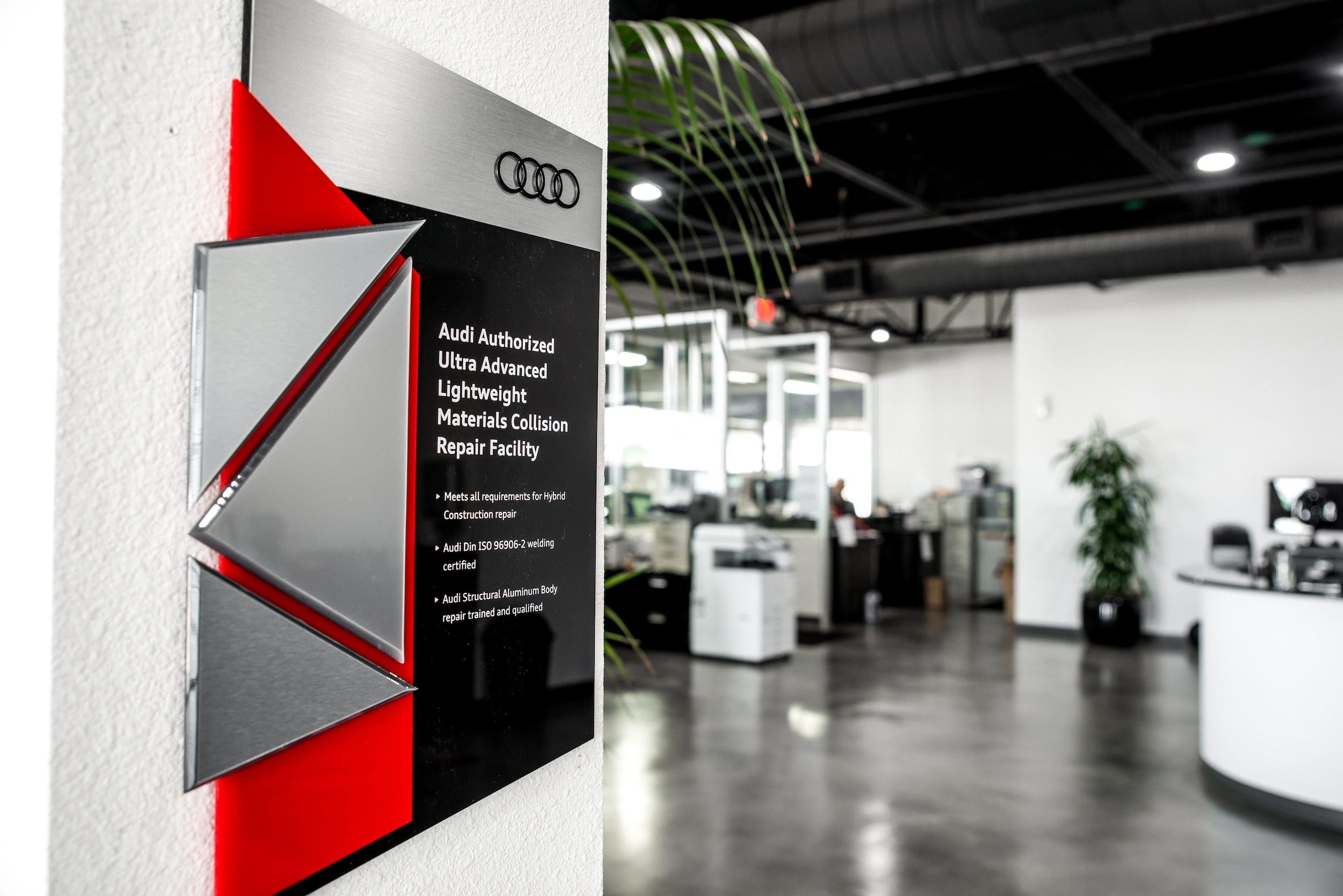 Audi Aluminum Certified Repair Facility