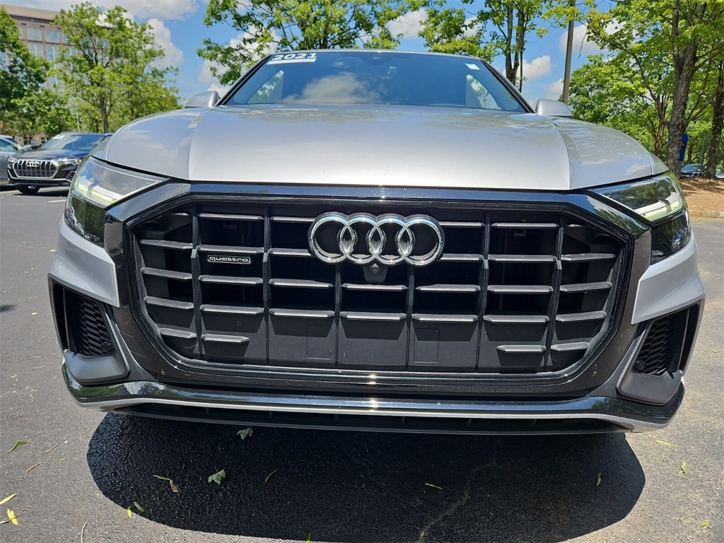 Certified 2021 Audi Q8 Premium Plus with VIN WA1EVAF1XMD018673 for sale in Duluth, GA