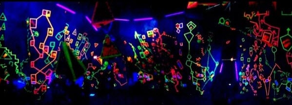 Cosmic wall climbing at Adrenaline Climbing in the Atlanta area