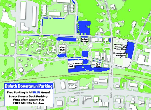 Duluth Town Green Map