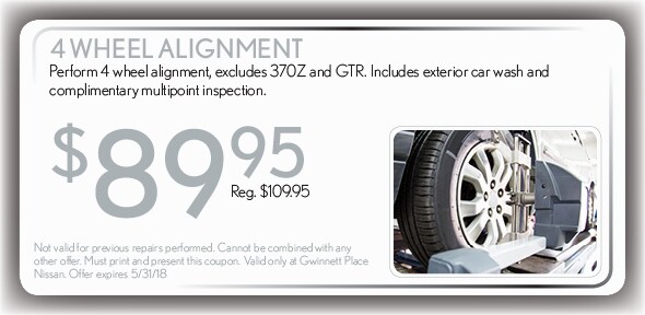 Full Synthetic Nissan Oil Change Service | Nissan Service Coupon Atlanta GA