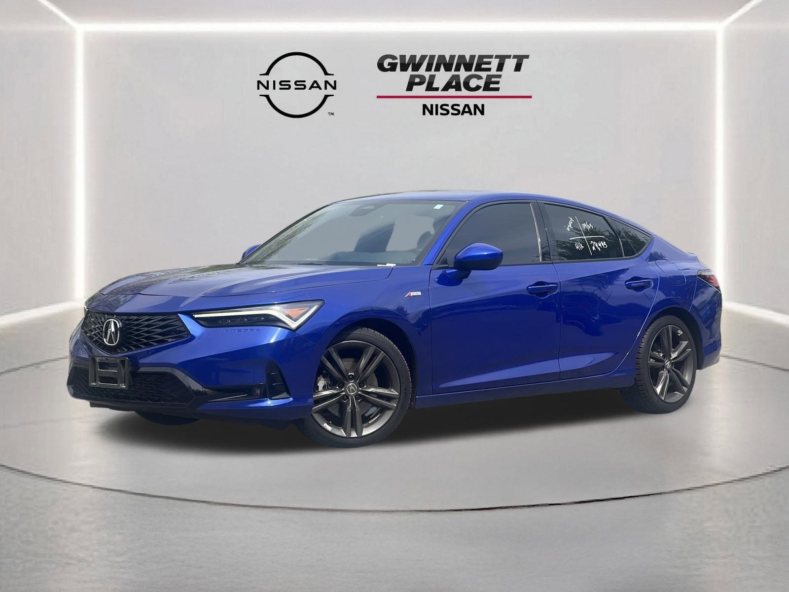 Apex Blue Pearl 2024 Acura Integra FWD with A-SPEC Package Sedan Front-Wheel Drive Continuously Variable Transmission