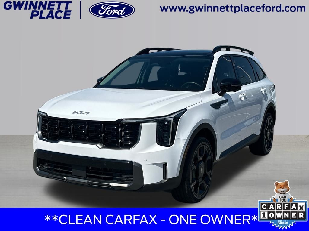 Glacial White Pearl 2024 Kia Sorento X-Line SX AWD SUV / Crossover All-Wheel Drive Automatic