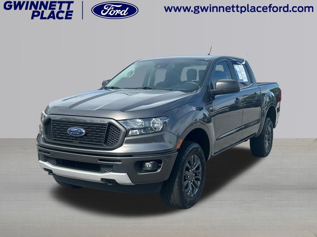 Gray (Magnetic) 2020 Ford Ranger XLT SuperCrew 4WD Pickup Truck Four-Wheel Drive Automatic