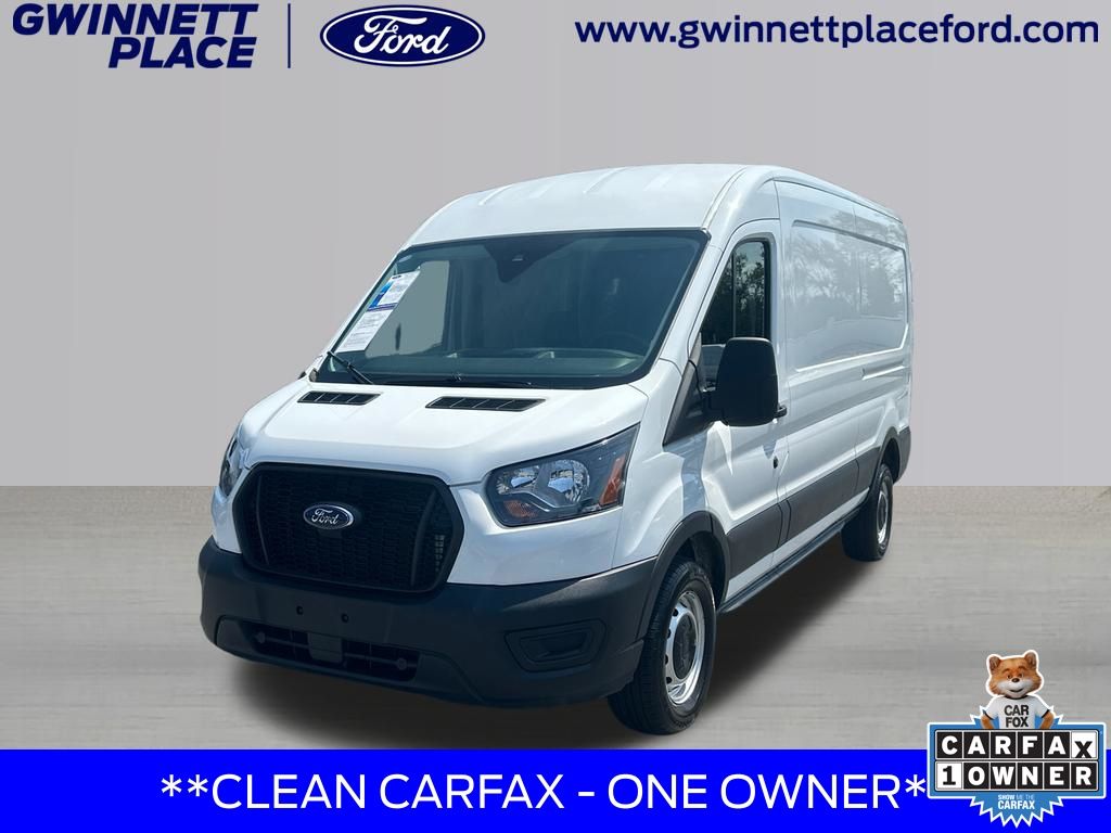 Oxford White 2025 Ford Transit Cargo Van Rear-Wheel Drive