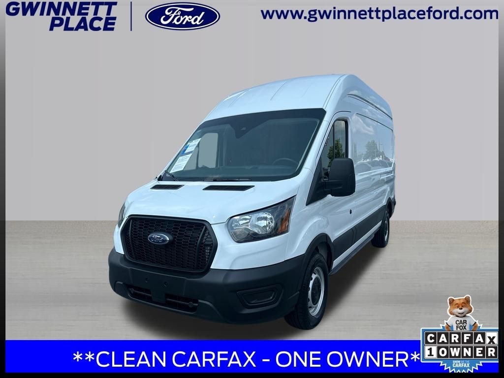 Oxford White 2025 Ford Transit Cargo Van Rear-Wheel Drive 