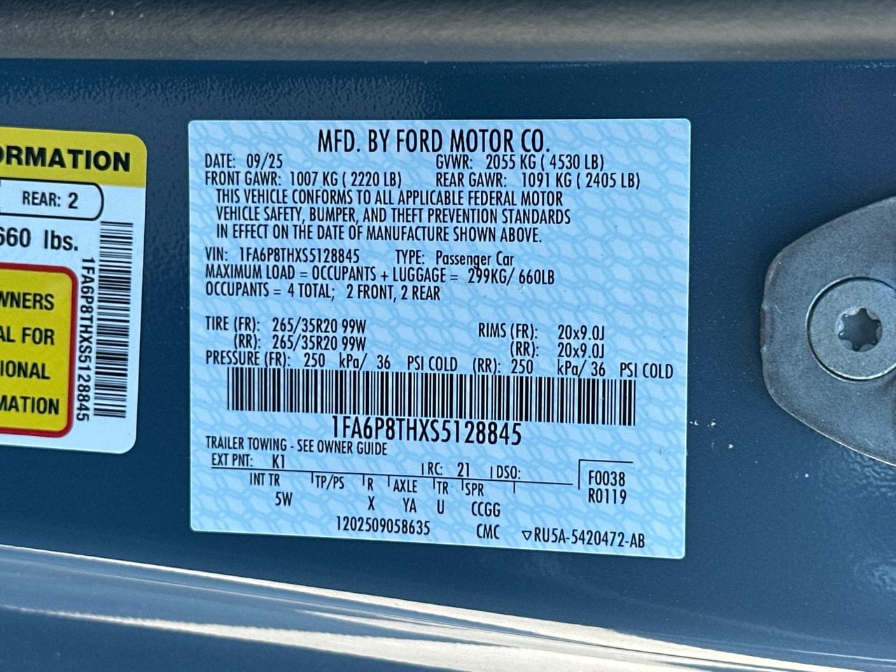 2025 Ford Mustang EcoBoost Premium Fastback - Photo 28