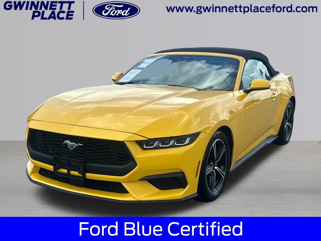 Yellow Splash Tri-coat 2024 Ford Mustang Convertible Rear-Wheel Drive Automatic