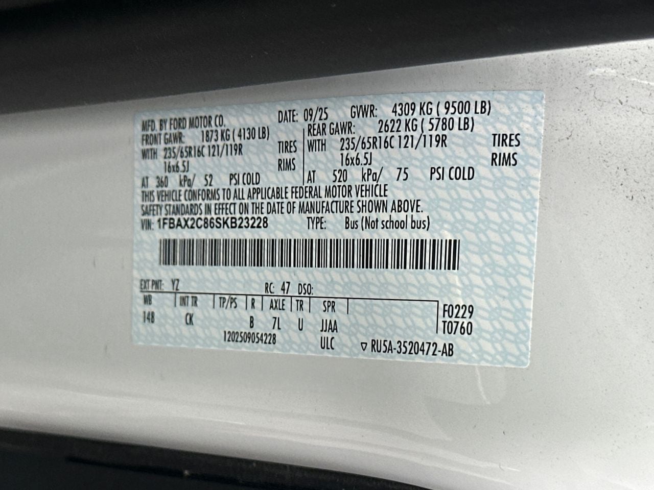 2025 Ford Transit Passenger Van XLT - Photo 30