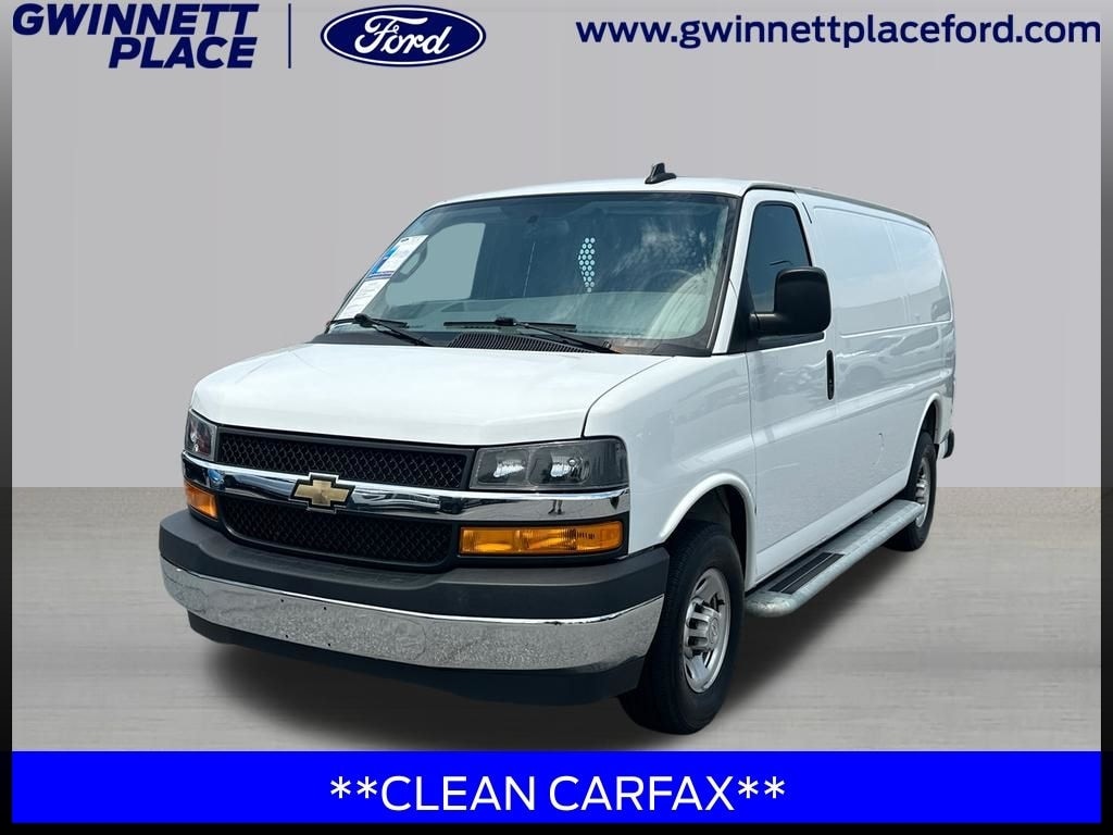 Summit White 2024 Chevrolet Express Cargo Van Rear-Wheel Drive Automatic