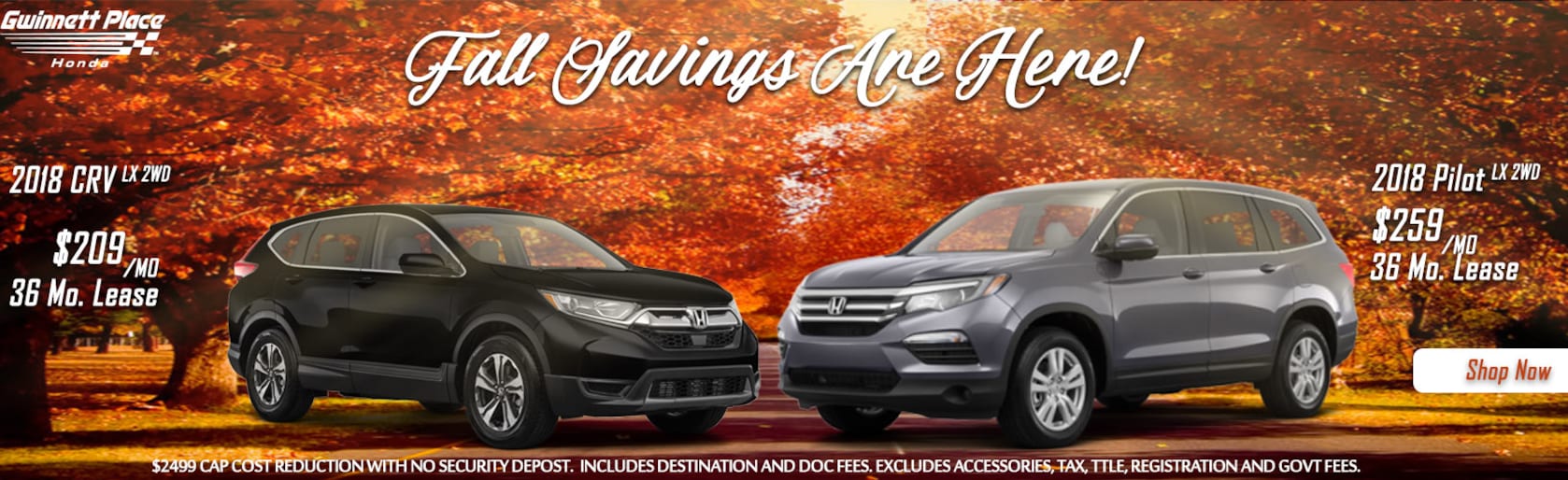 Place Honda serving Duluth Atlanta 2018 Accord, Civic, CR