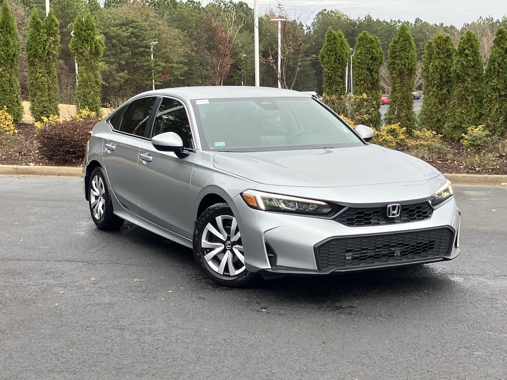 Certified 2025 Honda Civic LX CVT Sedan