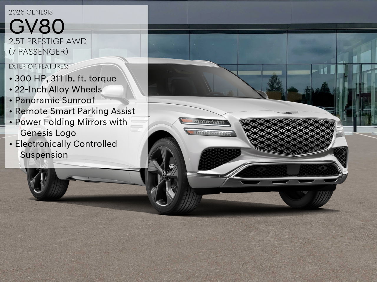 2026 Genesis GV80 2.5T Prestige photo 3