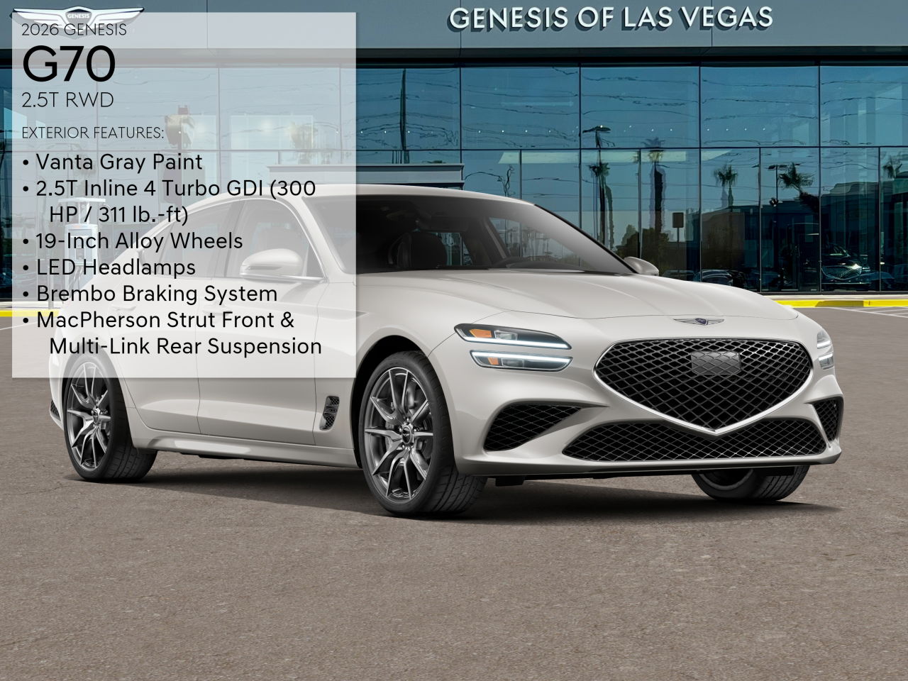 2026 Genesis G70 2.5T photo 3