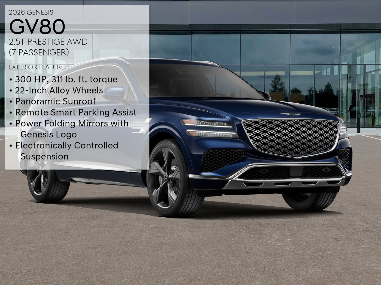 2026 Genesis GV80 2.5T Prestige photo 2