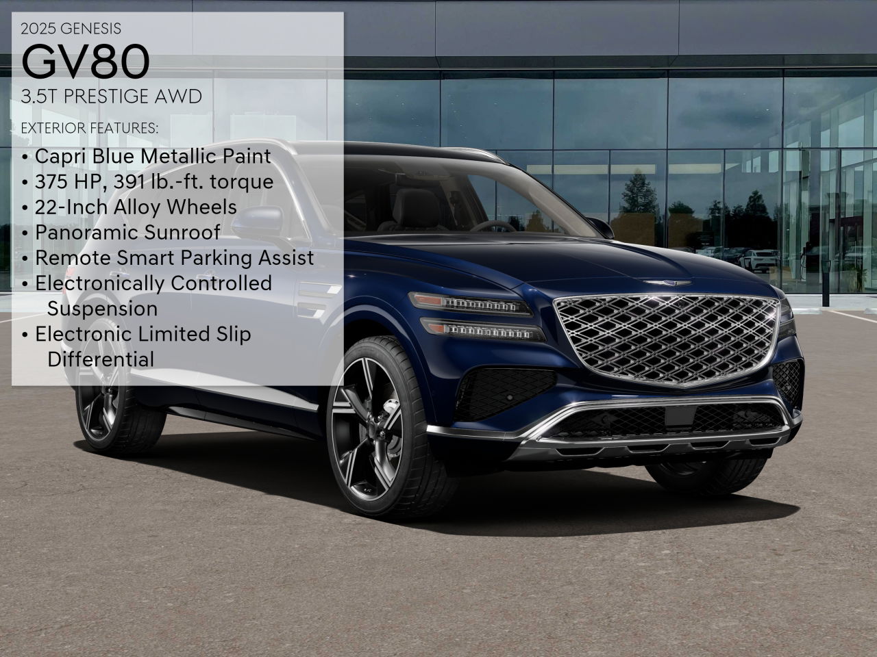2025 Genesis GV80 3.5T Prestige photo 3