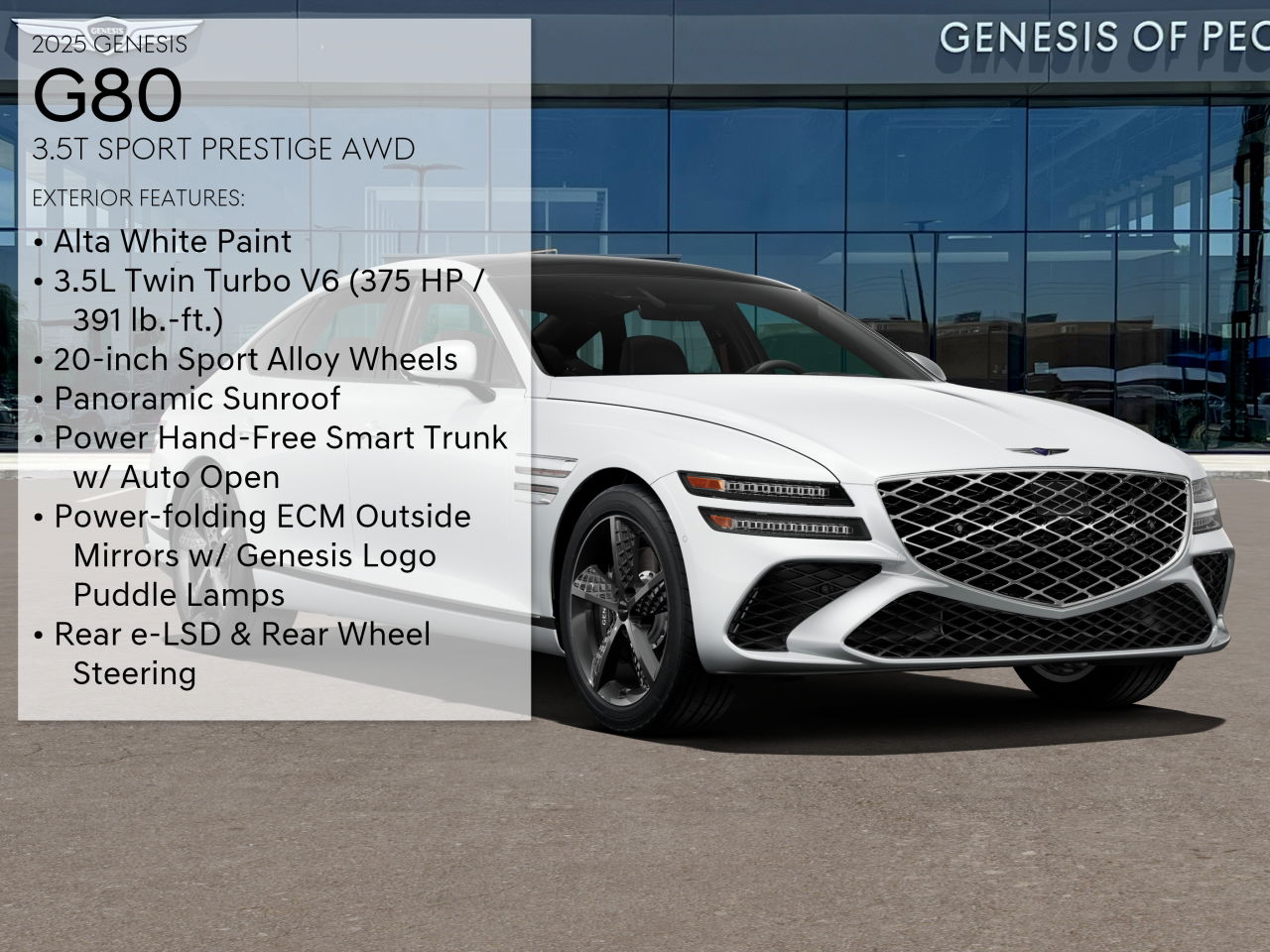 2025 Genesis G80 3.5T Sport Prestige photo 2