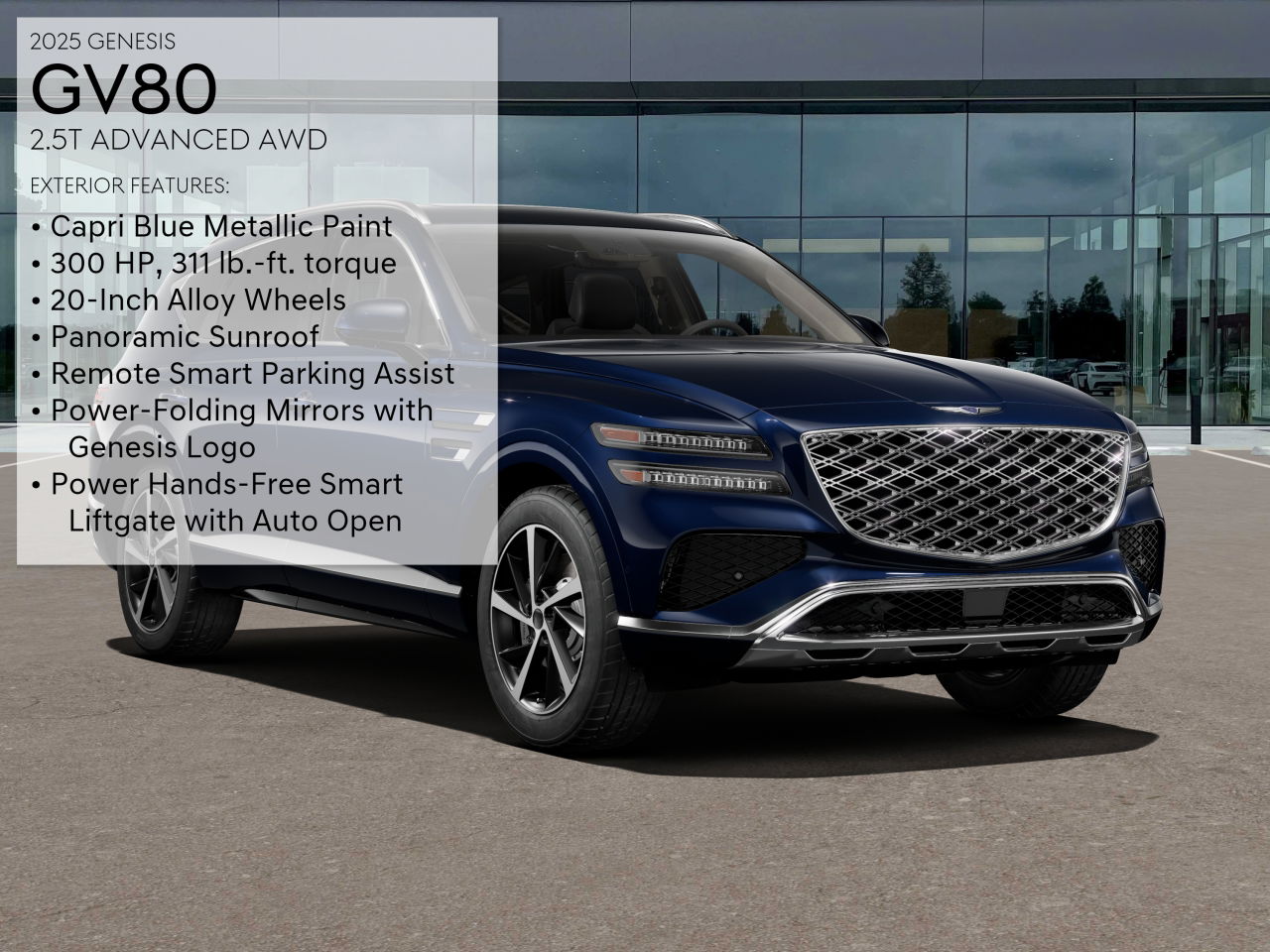 2025 Genesis GV80 2.5T Advanced photo 3