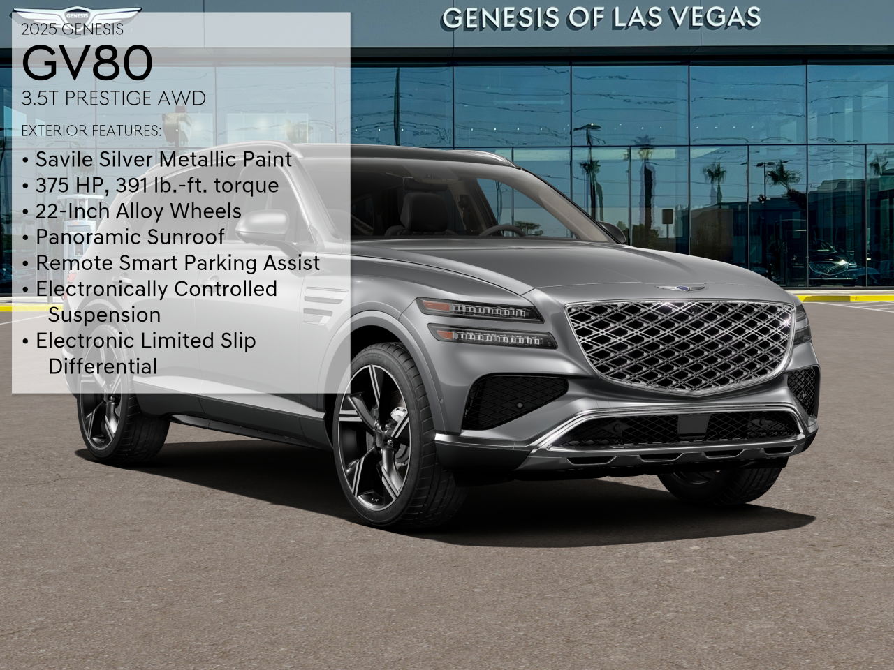 2025 Genesis GV80 3.5T Prestige photo 3