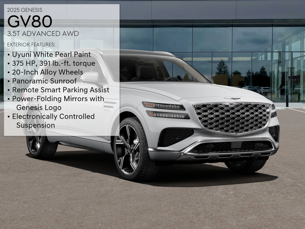 2025 Genesis GV80 3.5T Advanced photo 3
