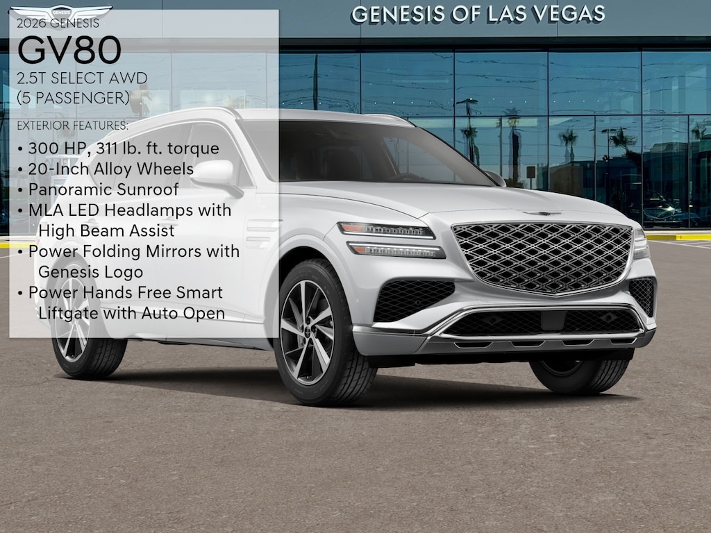 New 2026 Genesis GV80 2.5T Select SUV