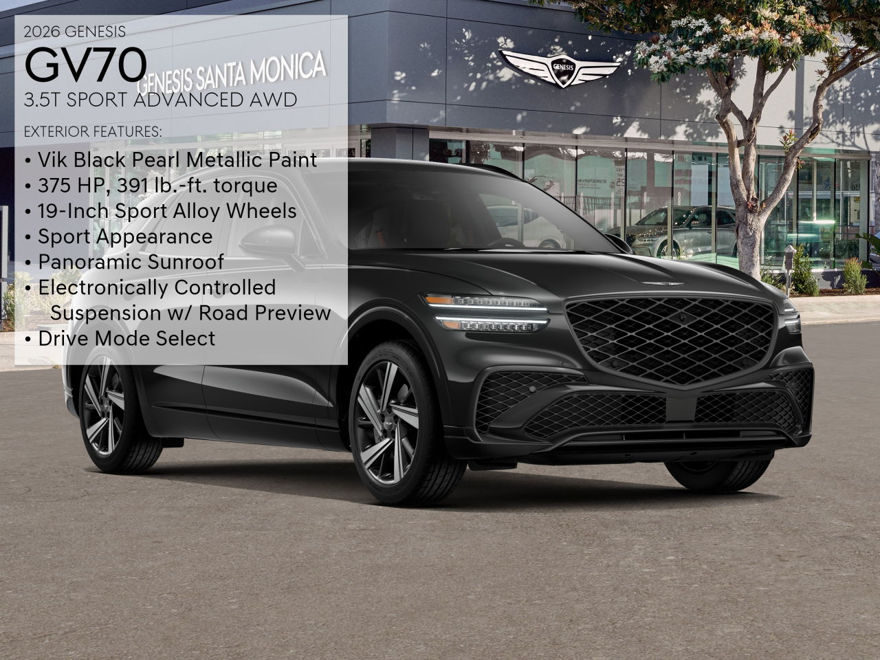 2026 Genesis GV70 3.5T Sport Advanced photo 2