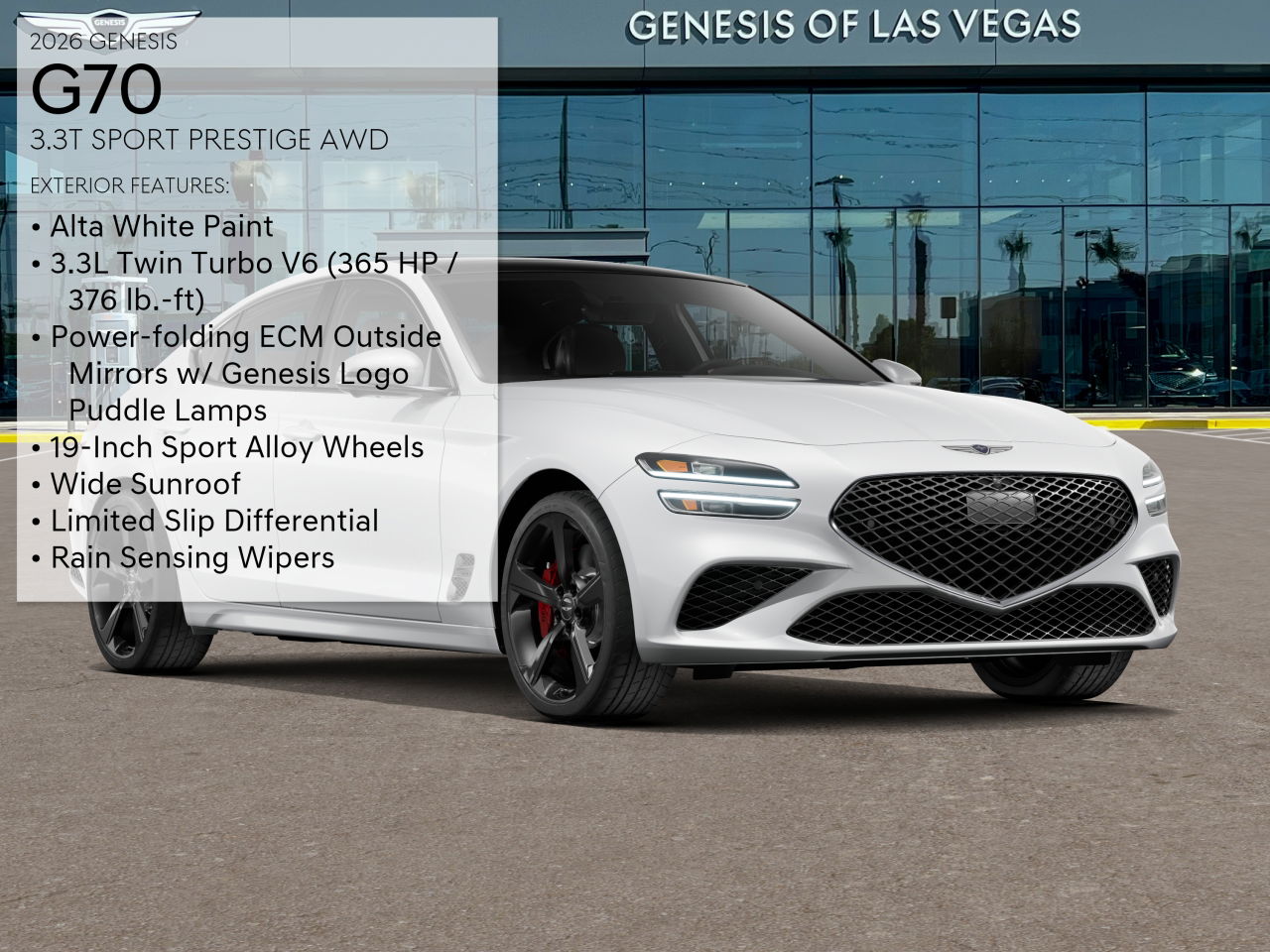 2026 Genesis G70 3.3T Sport Prestige photo 3