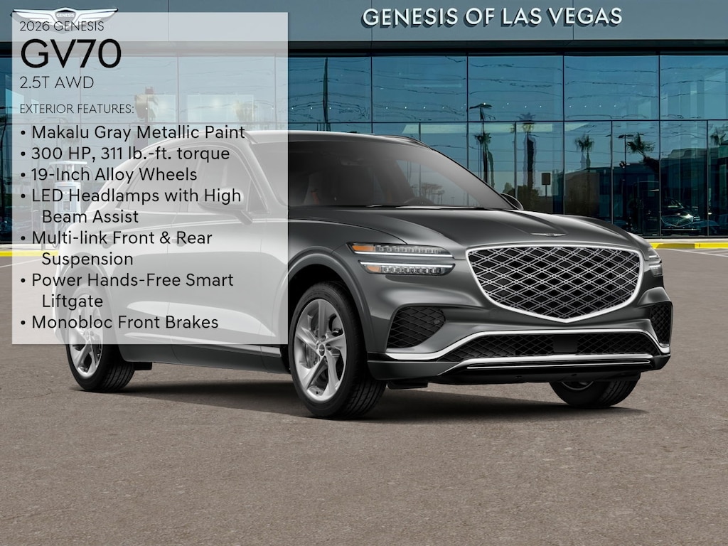 New 2026 Genesis GV70 2.5T SUV