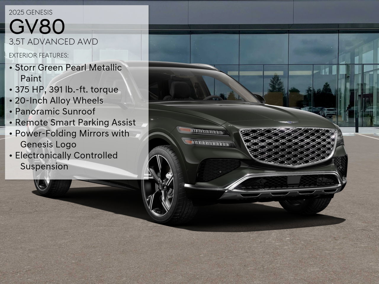 2025 Genesis GV80 3.5T Advanced photo 3