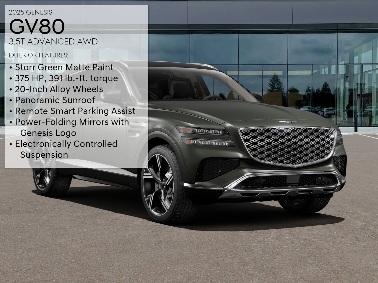 2025 Genesis GV80 3.5T Advanced photo 3