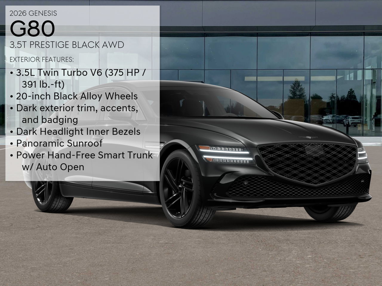 2026 Genesis G80 3.5T Prestige photo 3