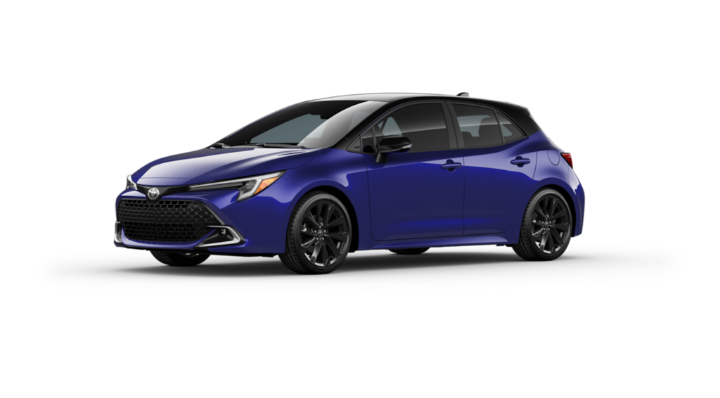 New 2025 Toyota Corolla Hatchback Hatchback XSE Blue Crush Metallic