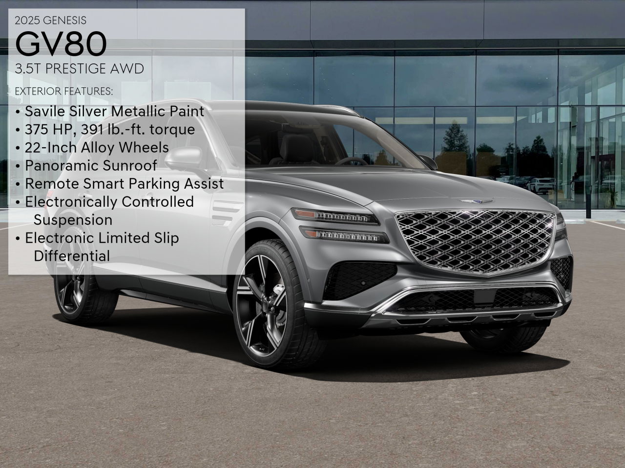 2025 Genesis GV80 3.5T Prestige photo 3