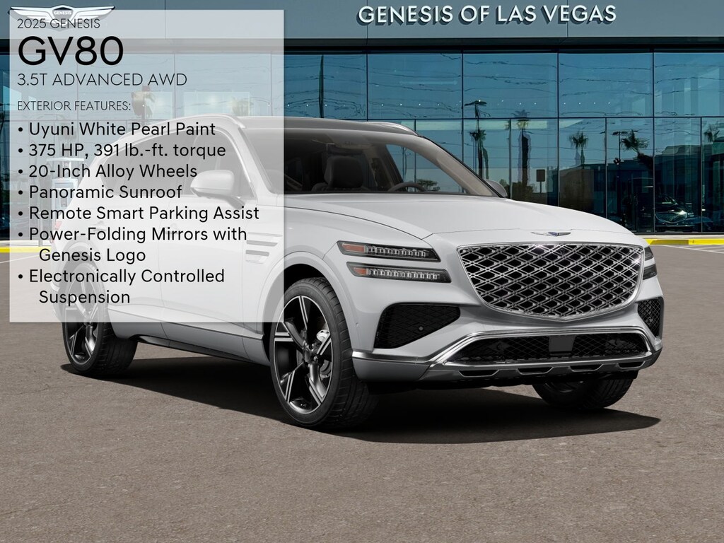 Certified 2025 Genesis GV80 3.5T Advanced AWD SUV