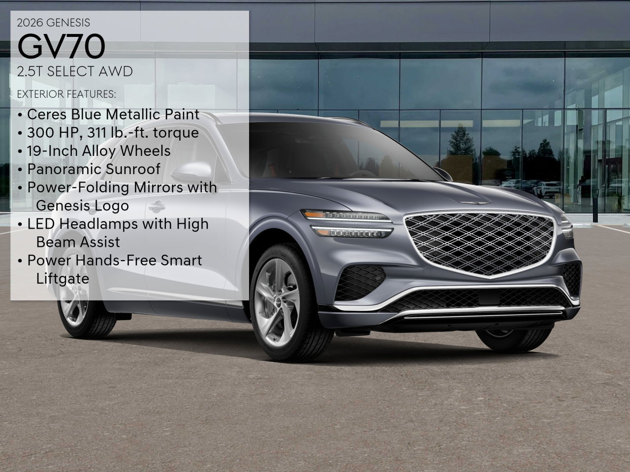 2026 Genesis GV70 2.5T Select photo 3
