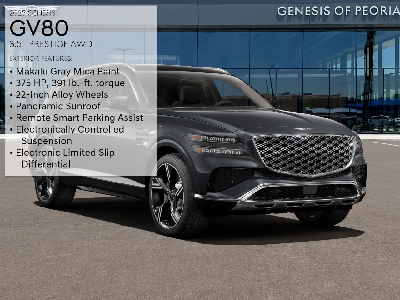 2025 Genesis GV80 3.5T Prestige photo 3