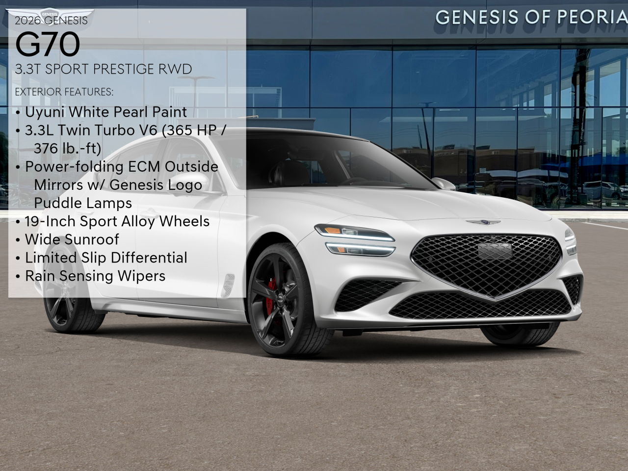 2026 Genesis G70 3.3T Sport Prestige photo 3
