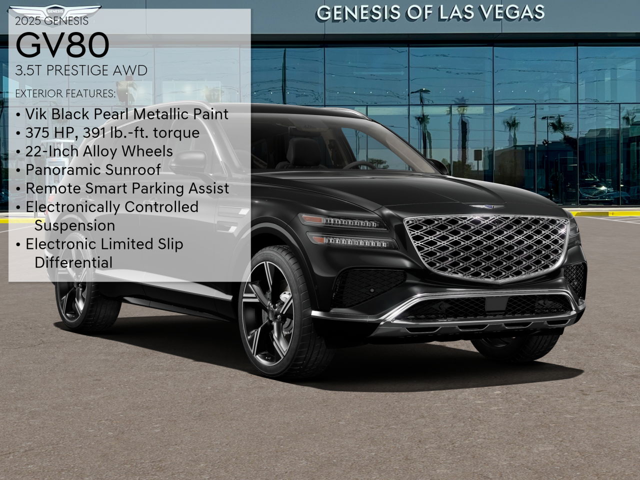 2025 Genesis GV80 3.5T Prestige photo 3