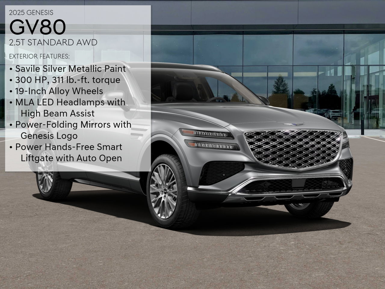 2025 Genesis GV80 2.5T Standard photo 3