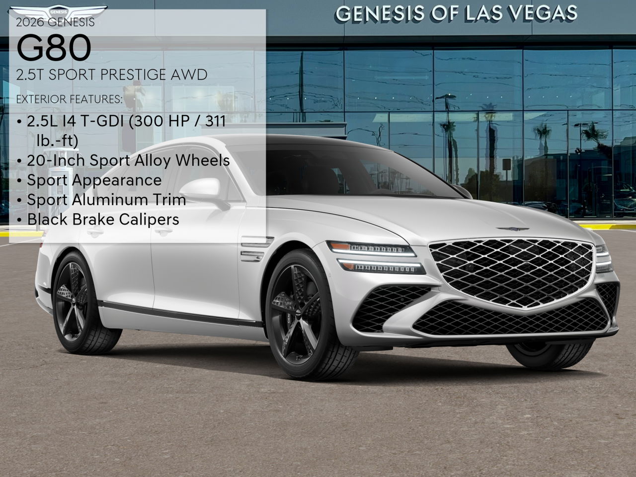 2026 Genesis G80 2.5T Sport Prestige photo 3