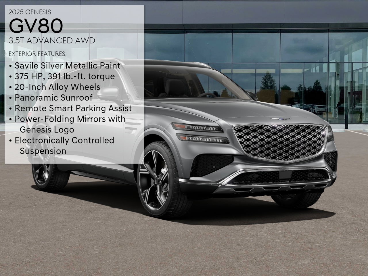2025 Genesis GV80 3.5T Advanced photo 3