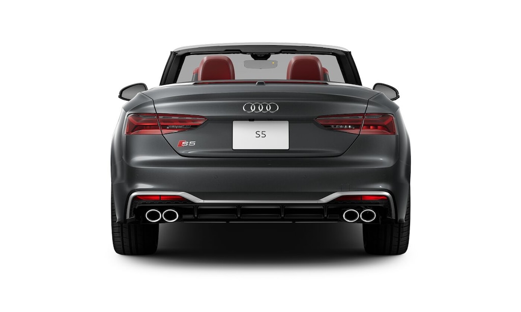 New 2024 Audi S5 Cabriolet in Daytona Gray Pearl/Black Roof for Sale at