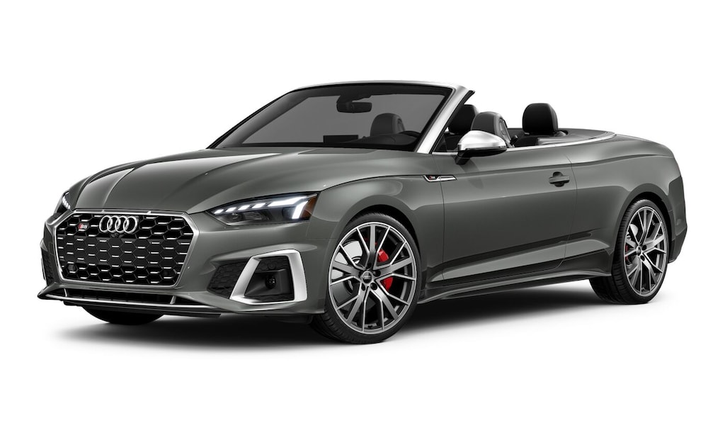 New 2024 Audi S5 Cabriolet 3.0T Premium Plus Chronos Gray/Black Roof in