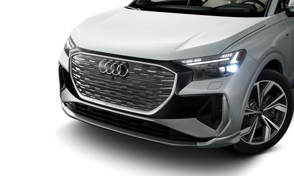 New 2024 Audi Q4 etron SUV 55 Prestige Glacier White in Fort Lauderdale FL For Sale