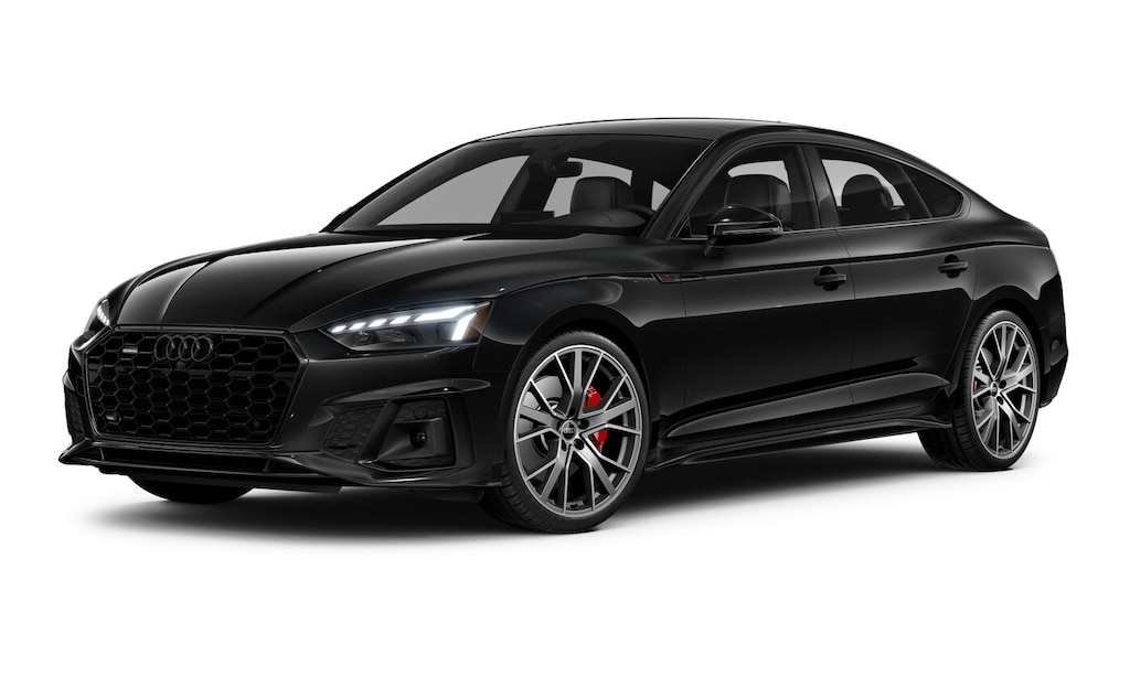 New 2025 Audi A5 Hatchback 45 S line Premium Mythos Black For Sale in Calabasas CA Stock