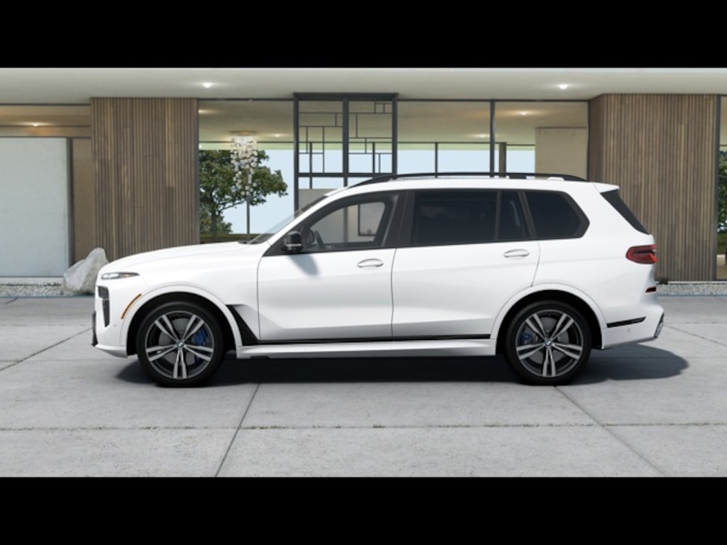 New 2025 BMW X7 M60i SUV in Mineral White Metallic For Sale BMW of